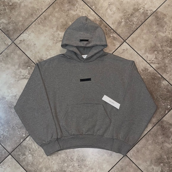 Fear of God Essentials Classic FleeceHoodie Homestead Heather FW25 XS